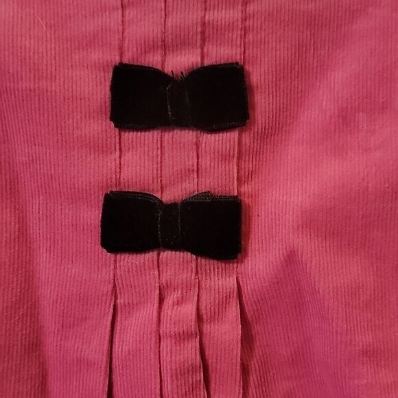 HARTSTRINGS BABY PINK CORDUROY DRESS WITH CUPCAKES ON HEM, SIZE 12 MONTHS - Picture 3 of 11